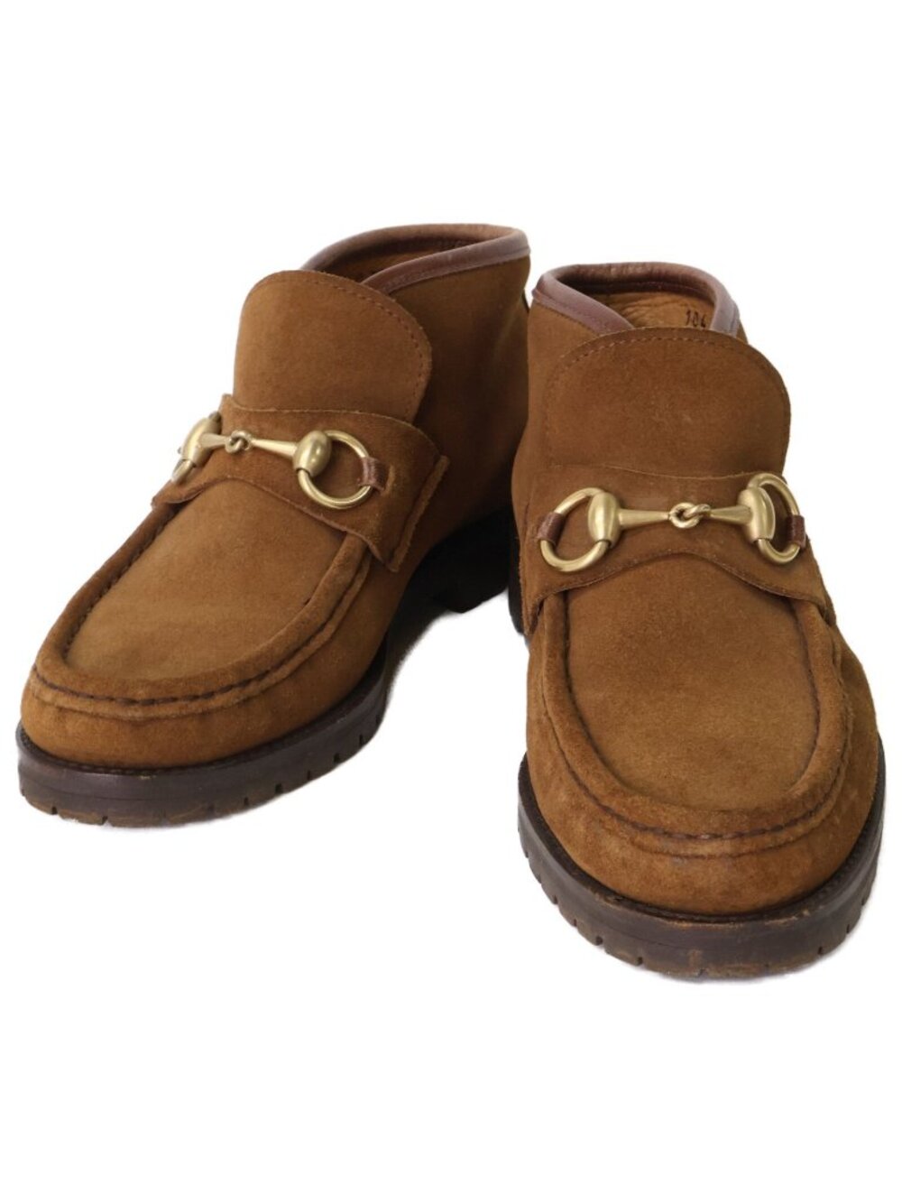Gucci 104 Horsebit Ankle Boots